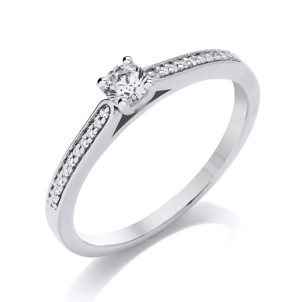 CRG01 Round Engagement Ring