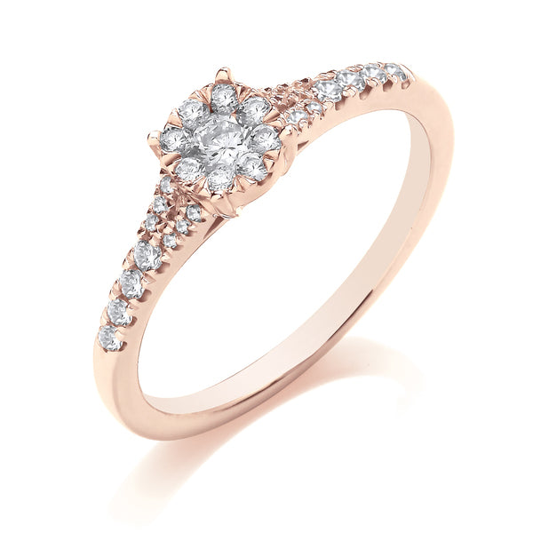 CRW04 Round Engagement Ring