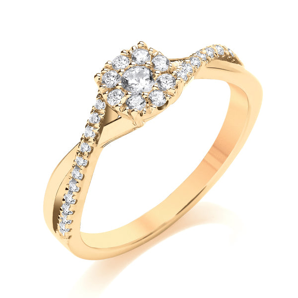 CRW05 Round Engagement Ring