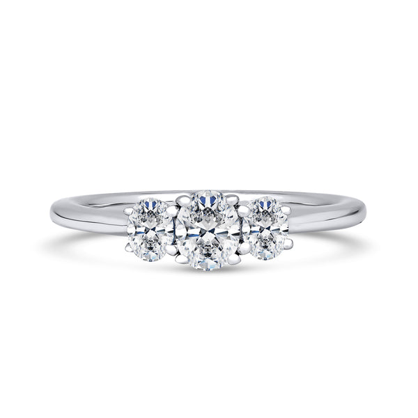 M3O01 Oval Engagement Ring