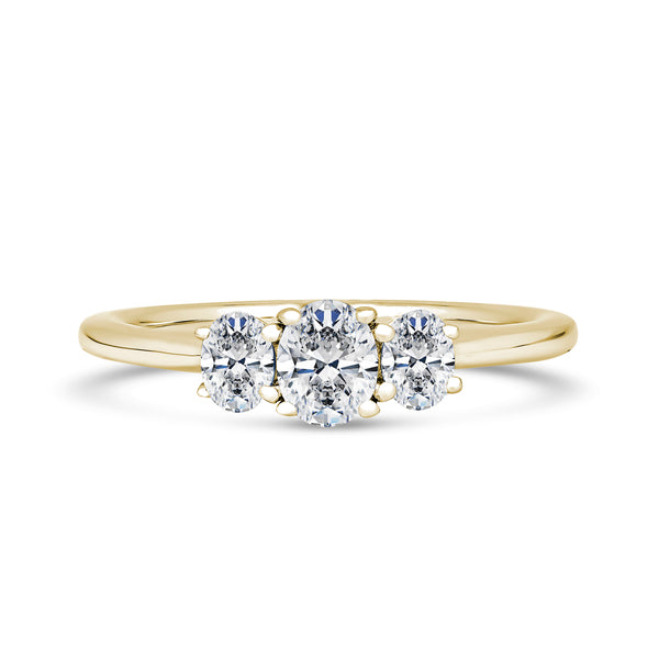 M3O01 Oval Engagement Ring