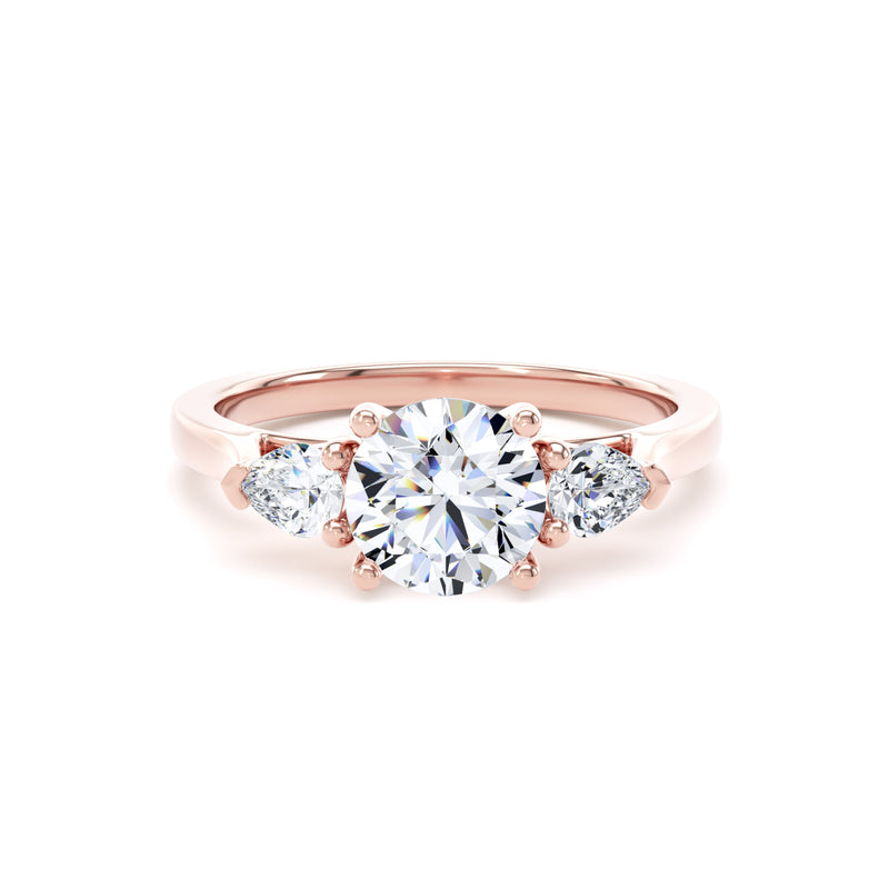 M3R03 Round Engagement Ring