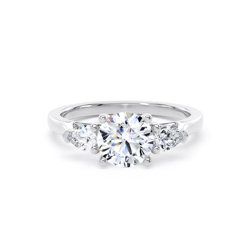 M3R03 Round Engagement Ring