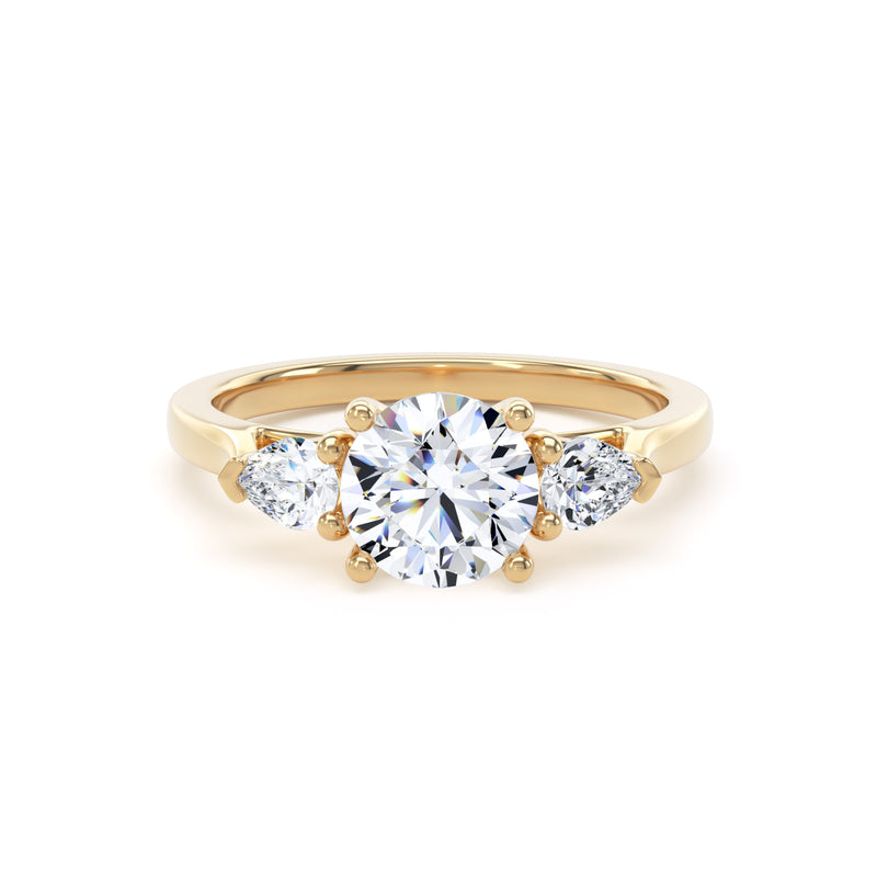 M3R03 Round Engagement Ring