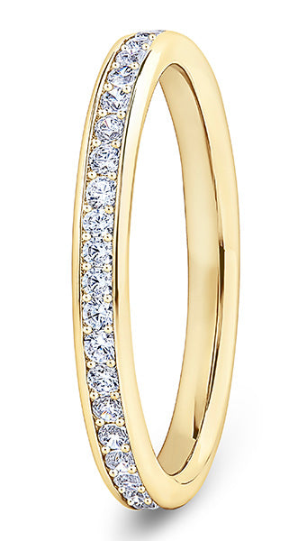 Round Brilliant Cut Grain Channel